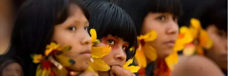 Fotografia de povos indígenas no Brasil.