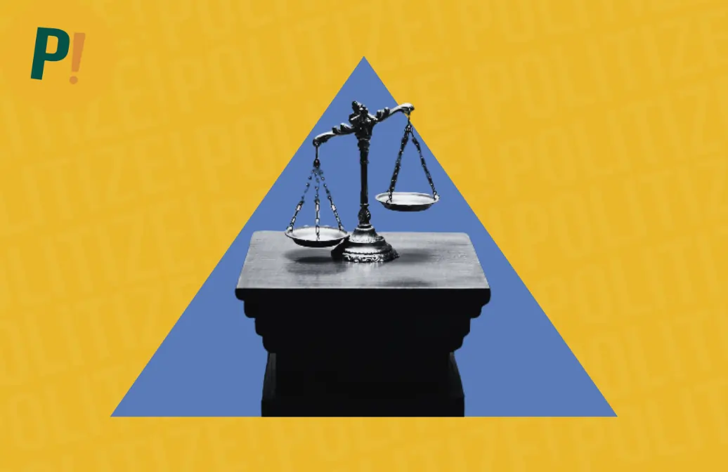 Imagem da balança da justiça.