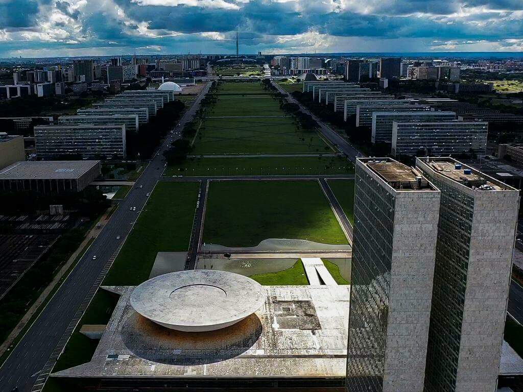  Congresso e a Esplanada dos Ministérios, em Brasília. (Foto: Marcello Casal Jr/Agência Brasil)