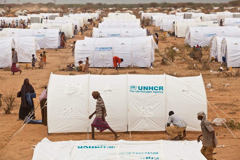 Campo de refugiados de Dadaab.