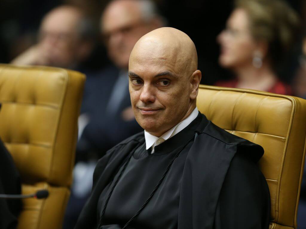 O ministro do STF Alexandre de Moraes durante solenidade de posse do novo presidente do Supremo Tribunal Federal (STF), ministro Dias Toffoli. (Fabio Rodrigues Pozzebom/Agência Brasil)