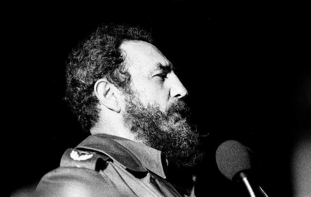Fidel Castro, em 1978. Foto: Marcelo Montecino.