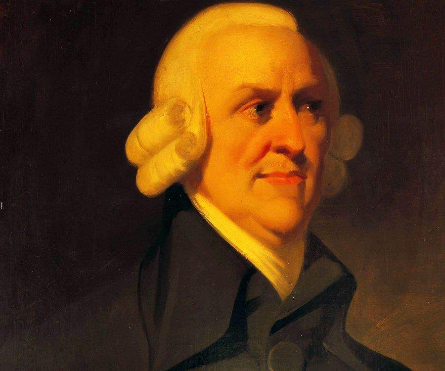 Adam Smith, considerado um dos pais do liberalismo econômico. 