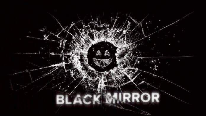 Logo da série Black Mirror.