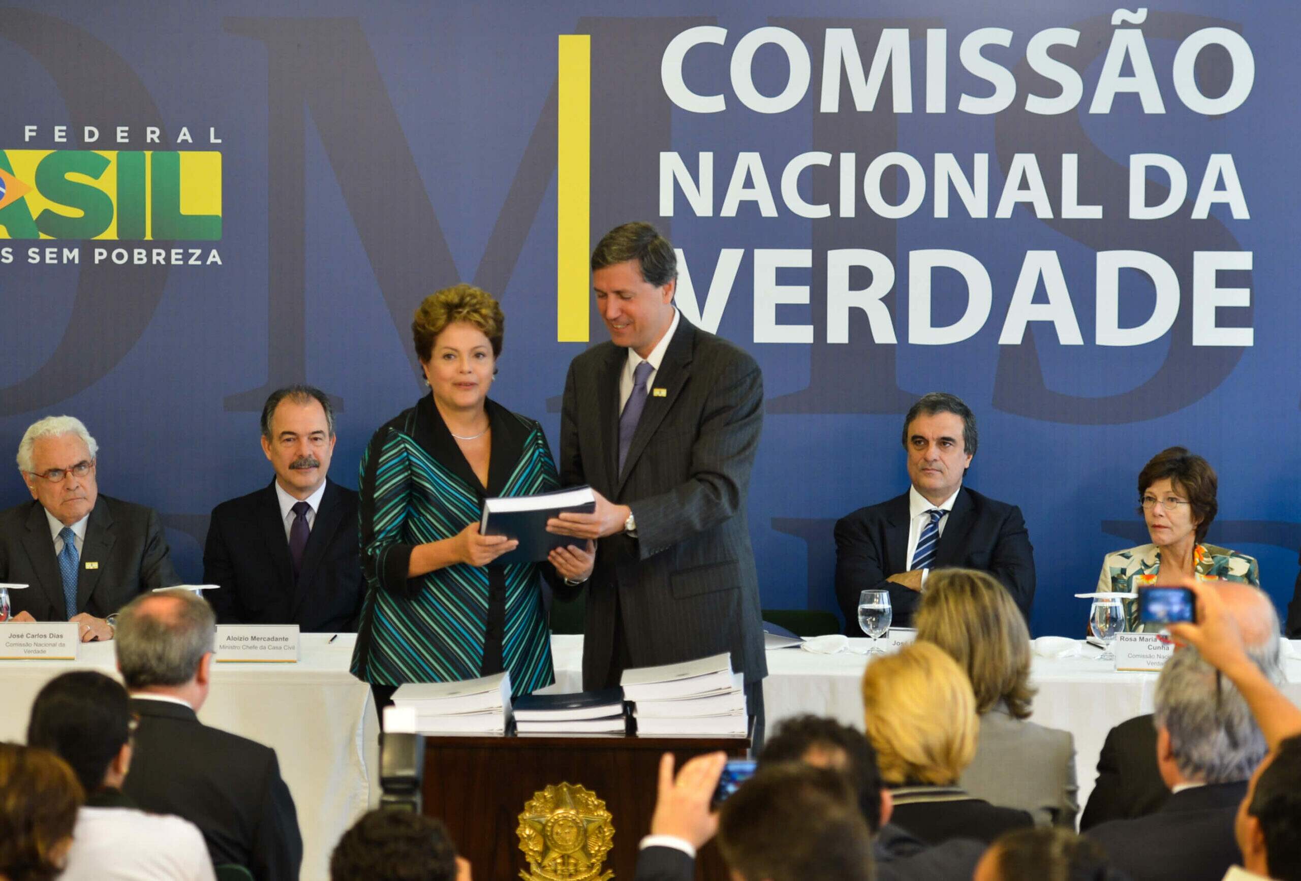 Apresentação do relatório final da Comissão Nacional da Verdade. Fonte: Agência Brasil