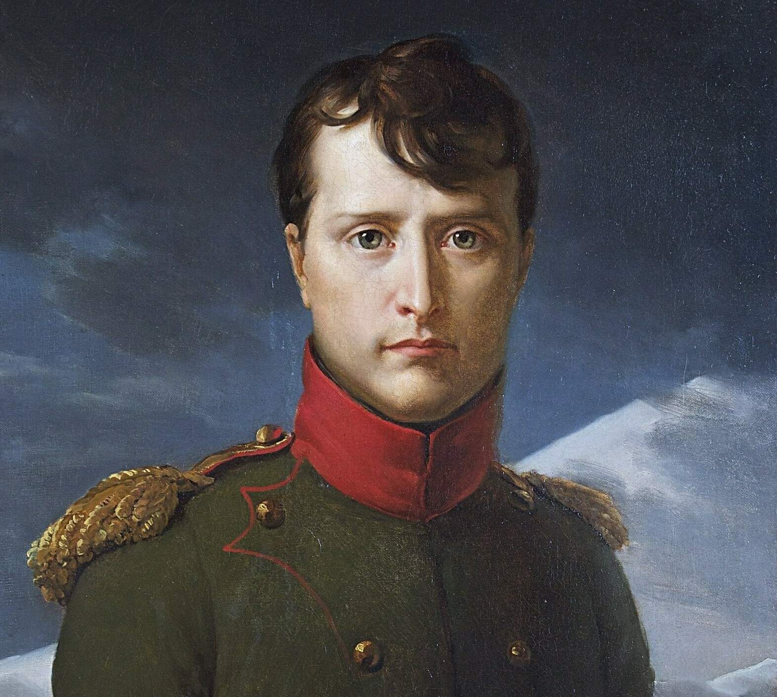 Retrato de Napoleão Bonaparte.