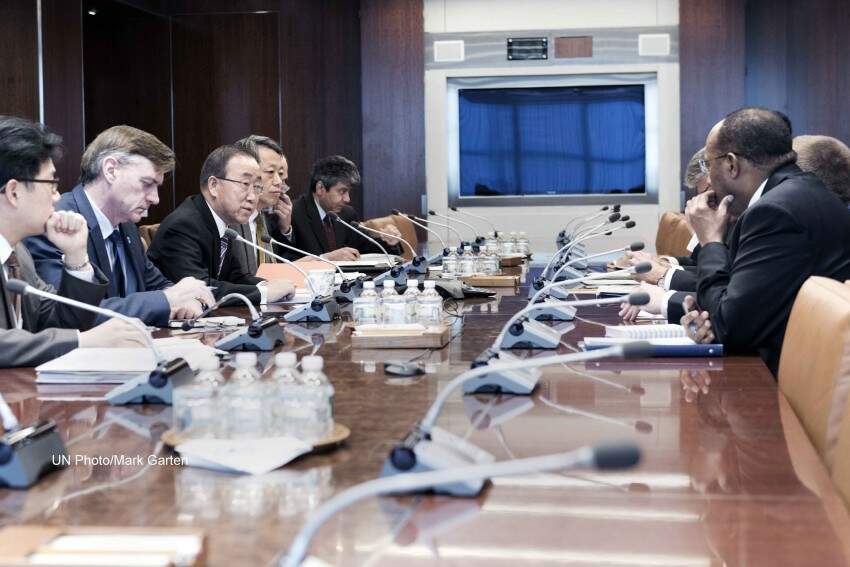 Secretário-geral da ONU condena teste nuclear da Coreia do Norte. Foto: UN Photo/Mark Garten