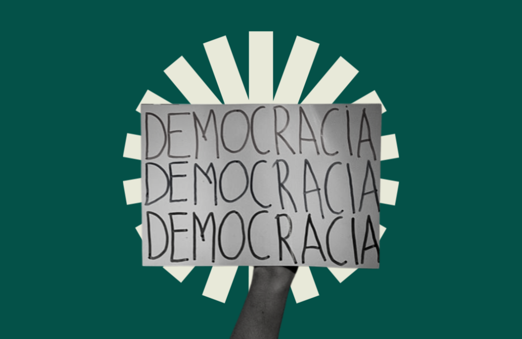 Manifesto em defesa da democracia. Imagem: Guilherme Santos/Sul21