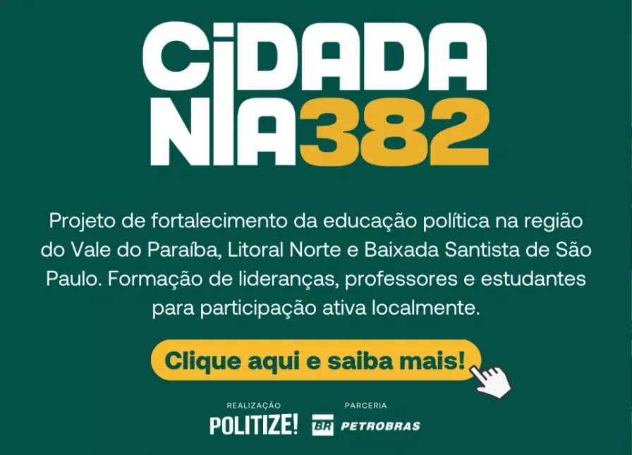 Participe da formação gratuita em educação política e seja uma liderança nos municípios da região do Vale do Paraíba, Litoral Norte e Baixada Santista de São Paulo.