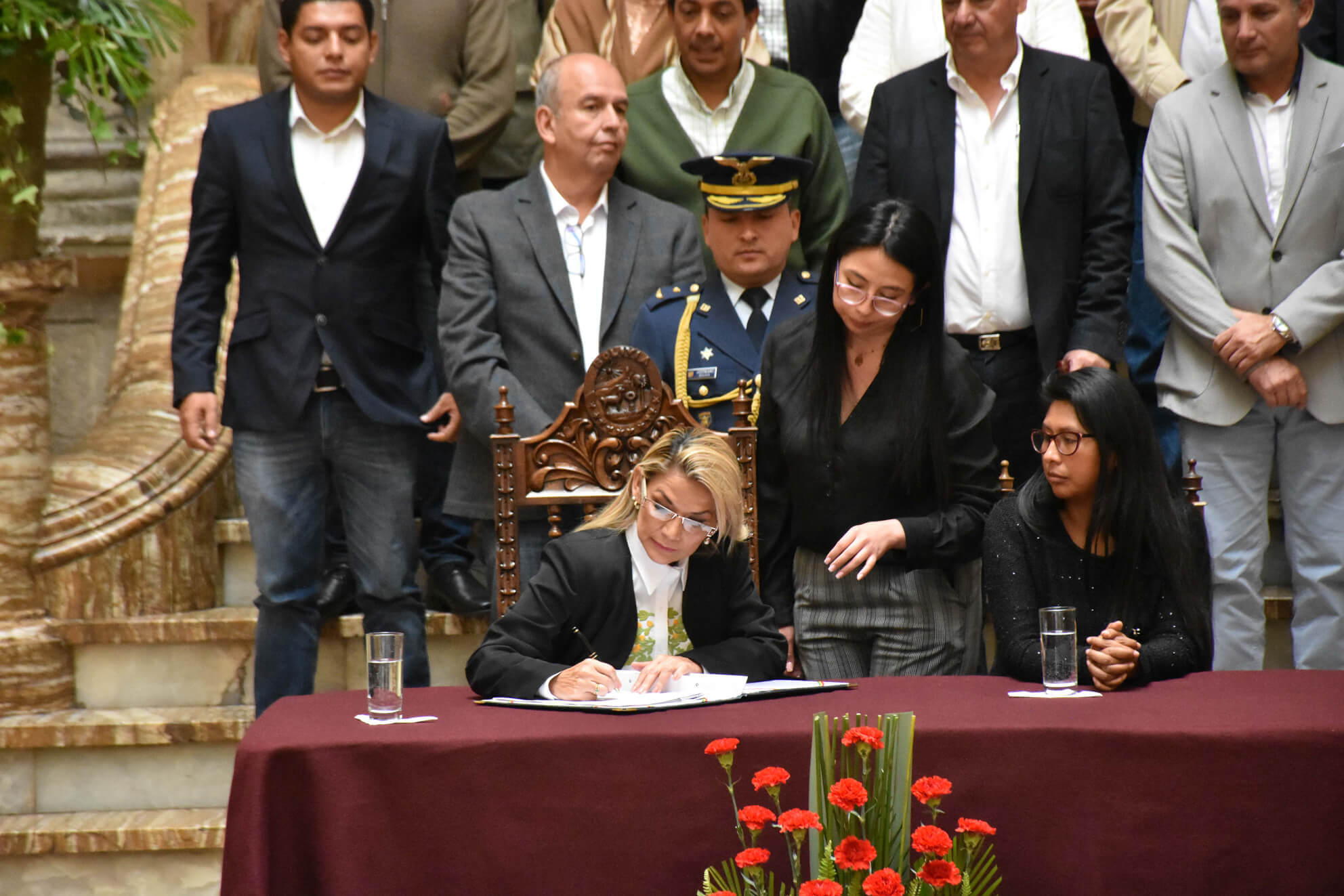 Jeanine Áñez, presidente interina da Venezuela (Foto: Zaconeta Caballero Reinaldo via Fotos Públicas)