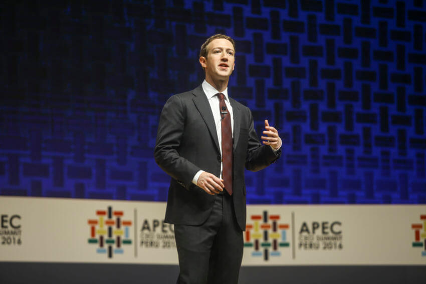 Mark Zuckerberg, CEO do Facebook (Fotos Públicas)
