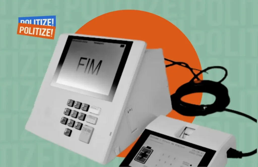 Urna eletrônica e checagem de biometria