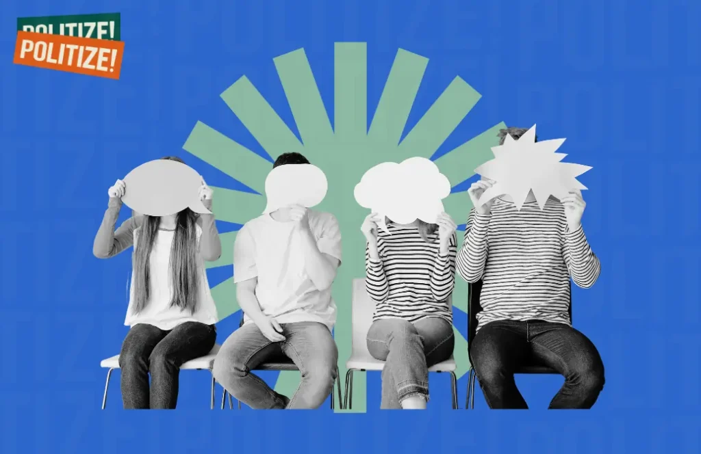 Jovens sentados