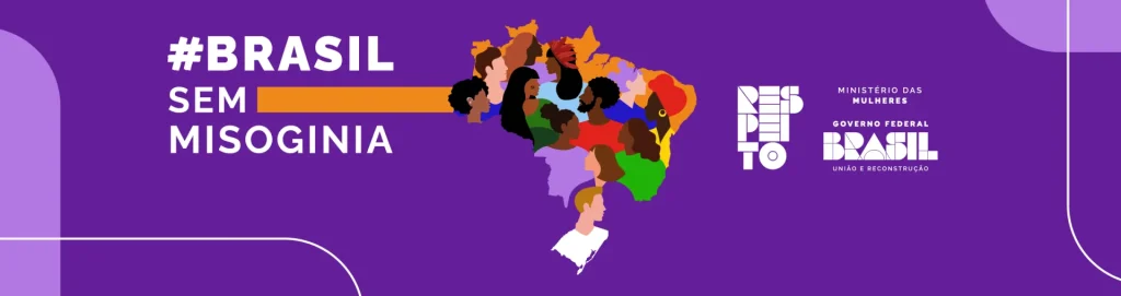 Logomarca da Campanha Brasil sem Misoginia.
