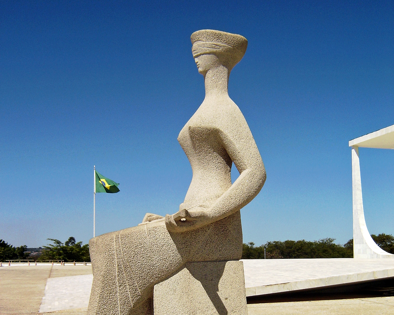 Estátua da representação da Justiça