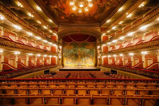 Imagem do Teatro da Paz, no Pará