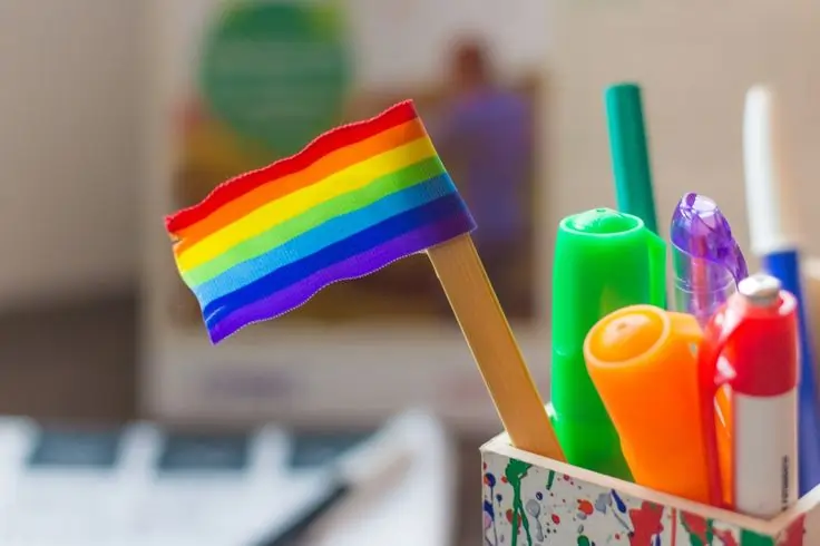 Imagem da bandeira LGBTQIA++