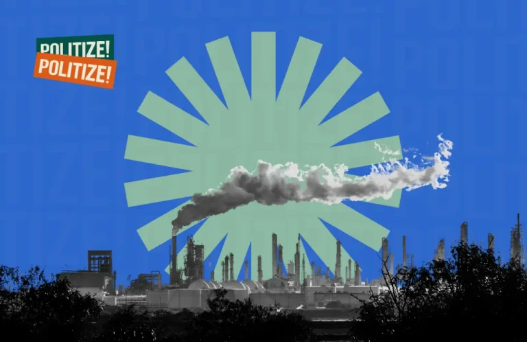 imagem de uma fábrica soltando fumaça